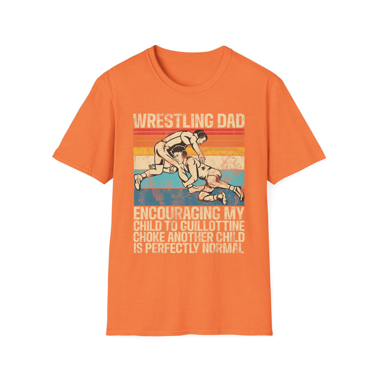 Wrestling Dad T-Shirt – Vintage Retro Wrestling Design for Proud Coaches & Parents