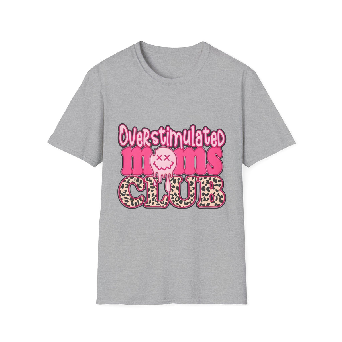 Overstimulated Moms T-Shirt — Funny Mom Club Graphic Tee