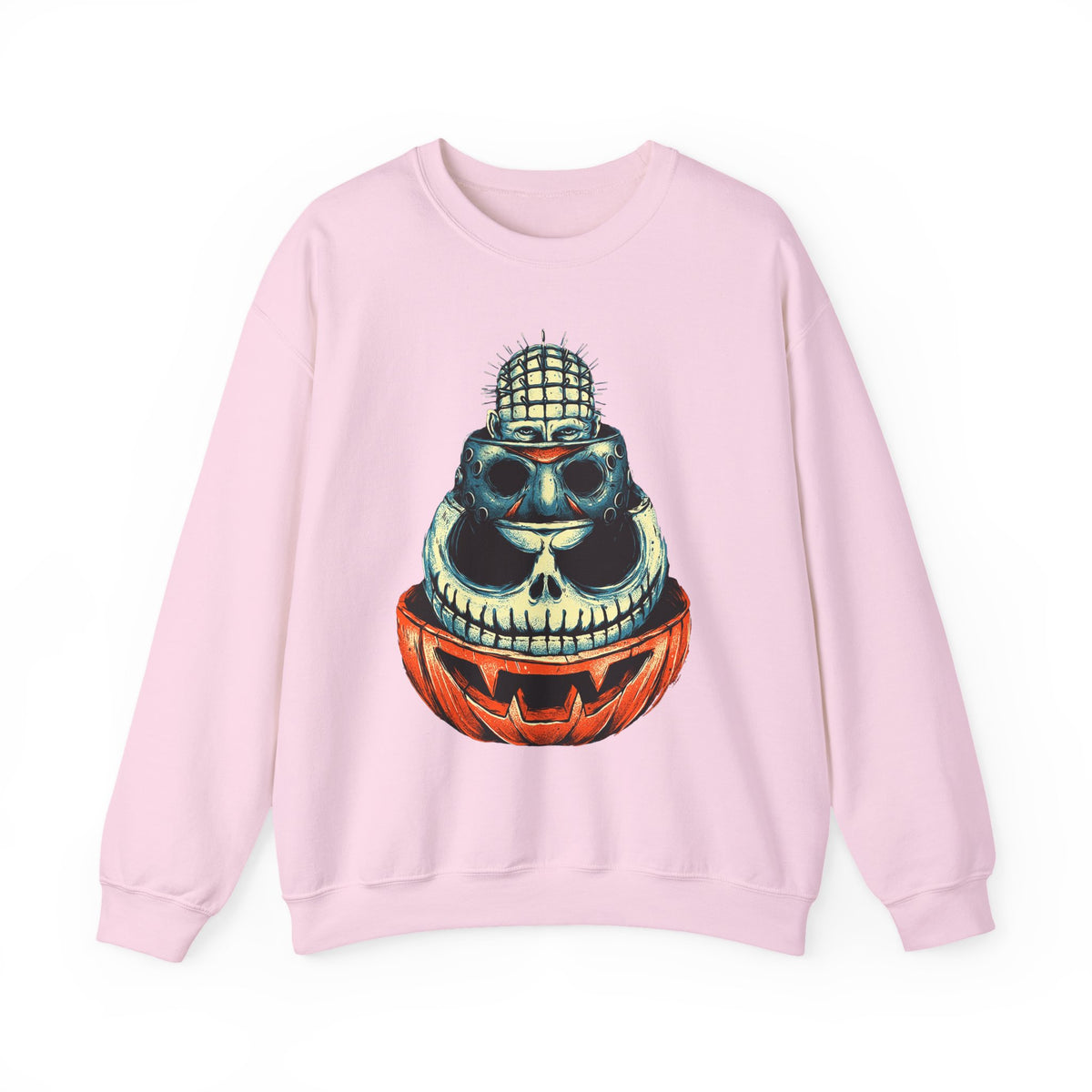 Skull Jack-o'-Lantern Crewneck Sweatshirt