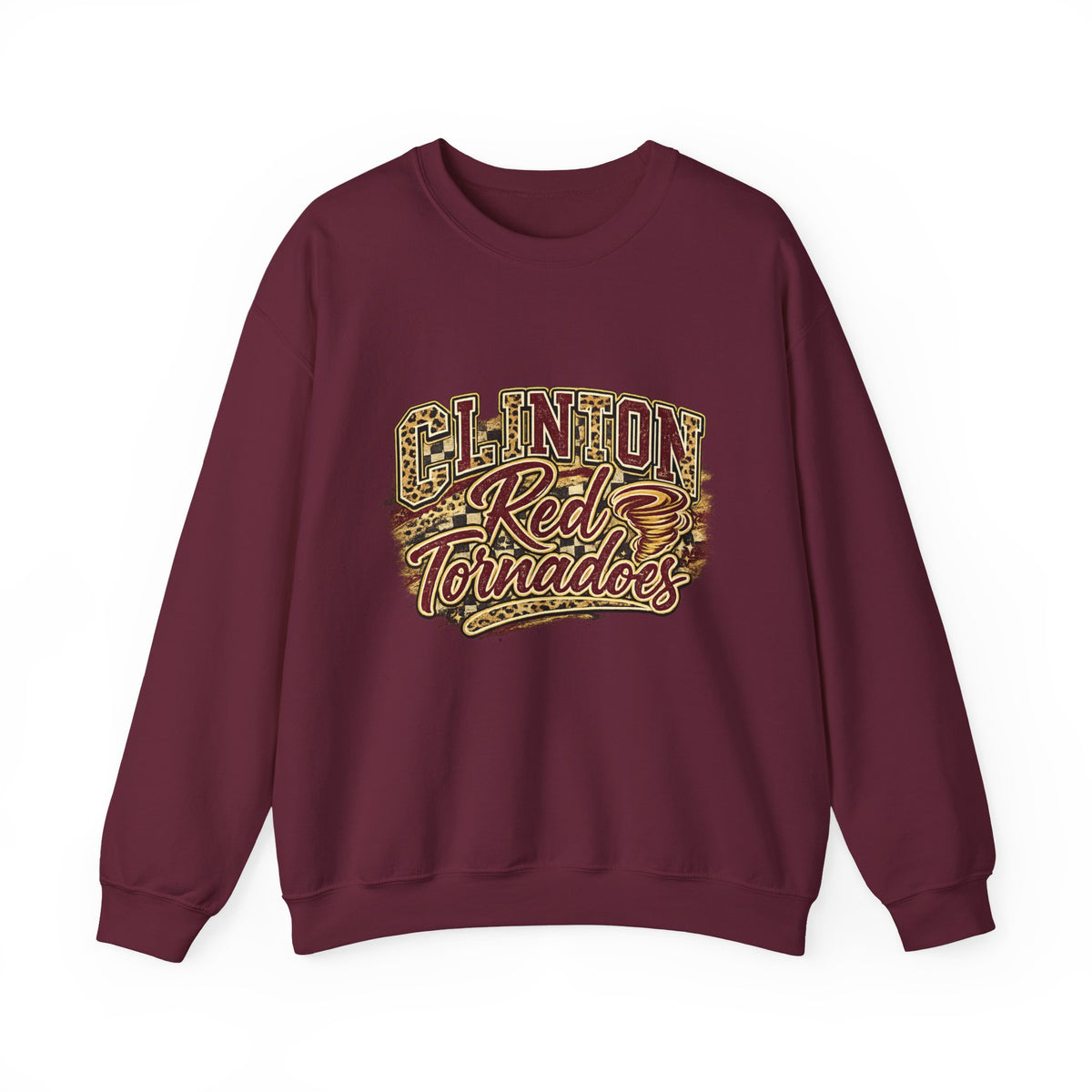 Clinton Red Tornados Crewneck Sweatshirt