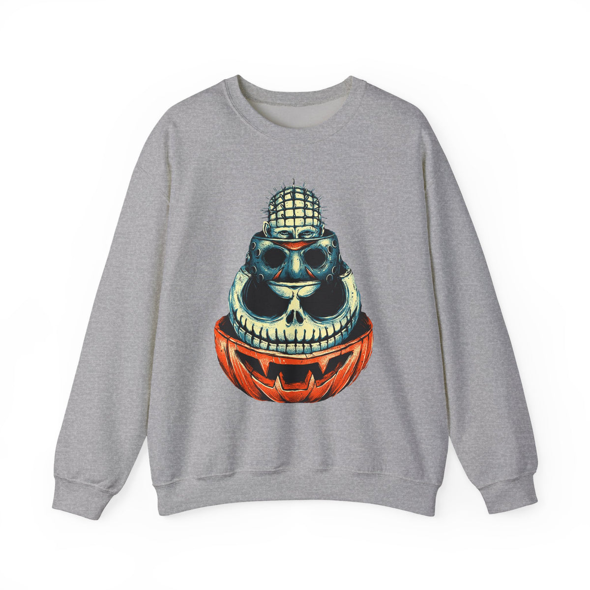 Skull Jack-o'-Lantern Crewneck Sweatshirt