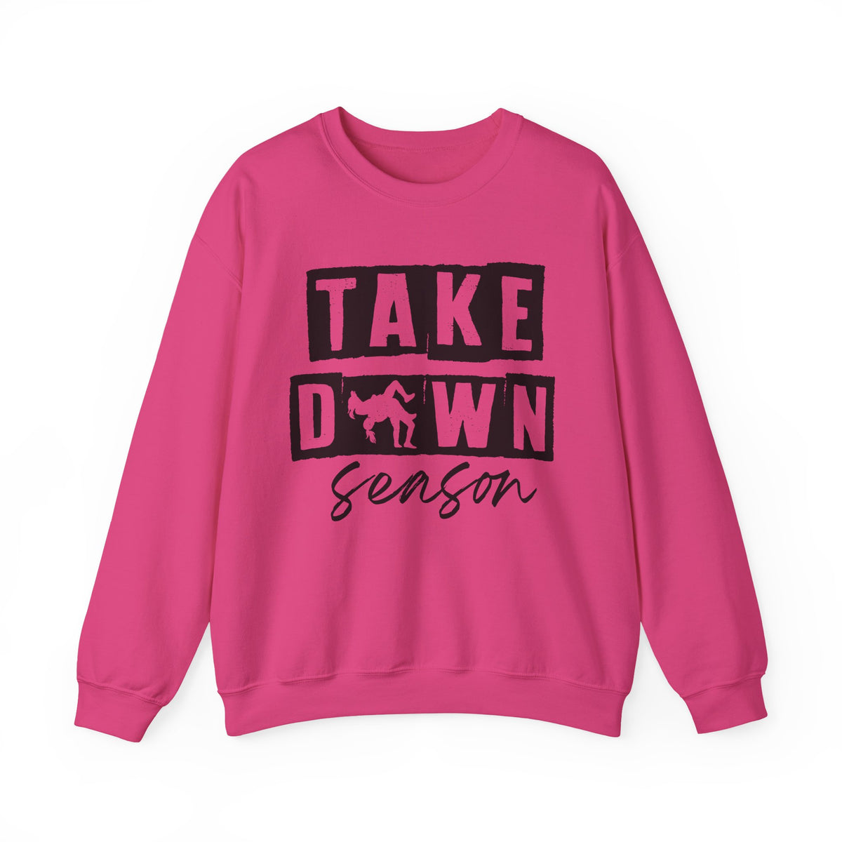 Take Down Season Sweatshirt – Wrestling/Combat Sports Crewneck
