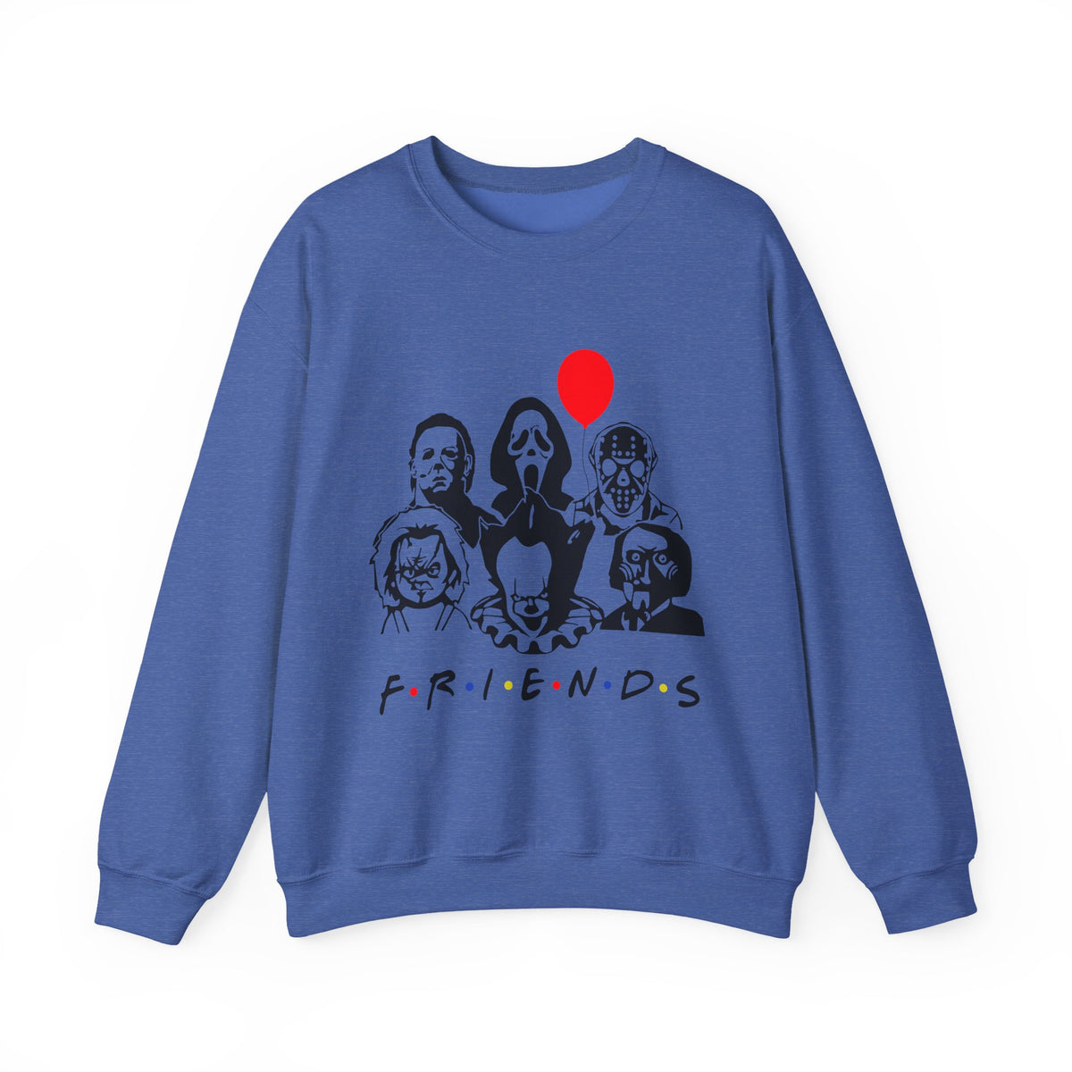 Horror Movie Characters "F.R.I.E.N.D.S" Crewneck Sweatshirt