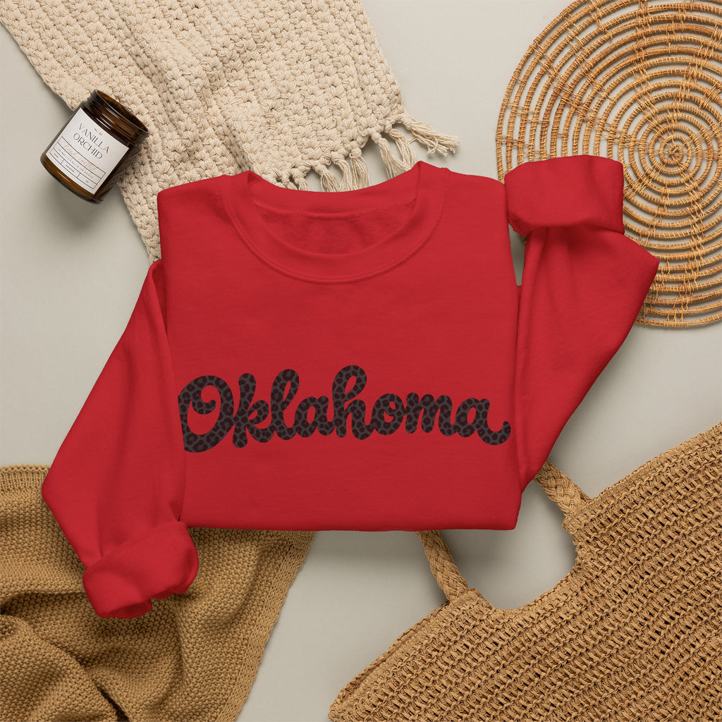 Oklahoma Script Crewneck Sweatshirt