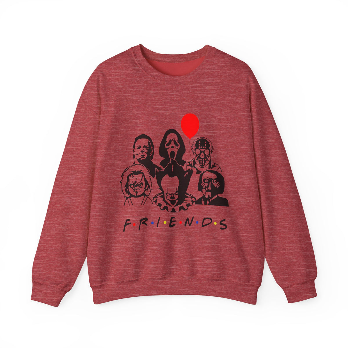 Horror Movie Characters "F.R.I.E.N.D.S" Crewneck Sweatshirt