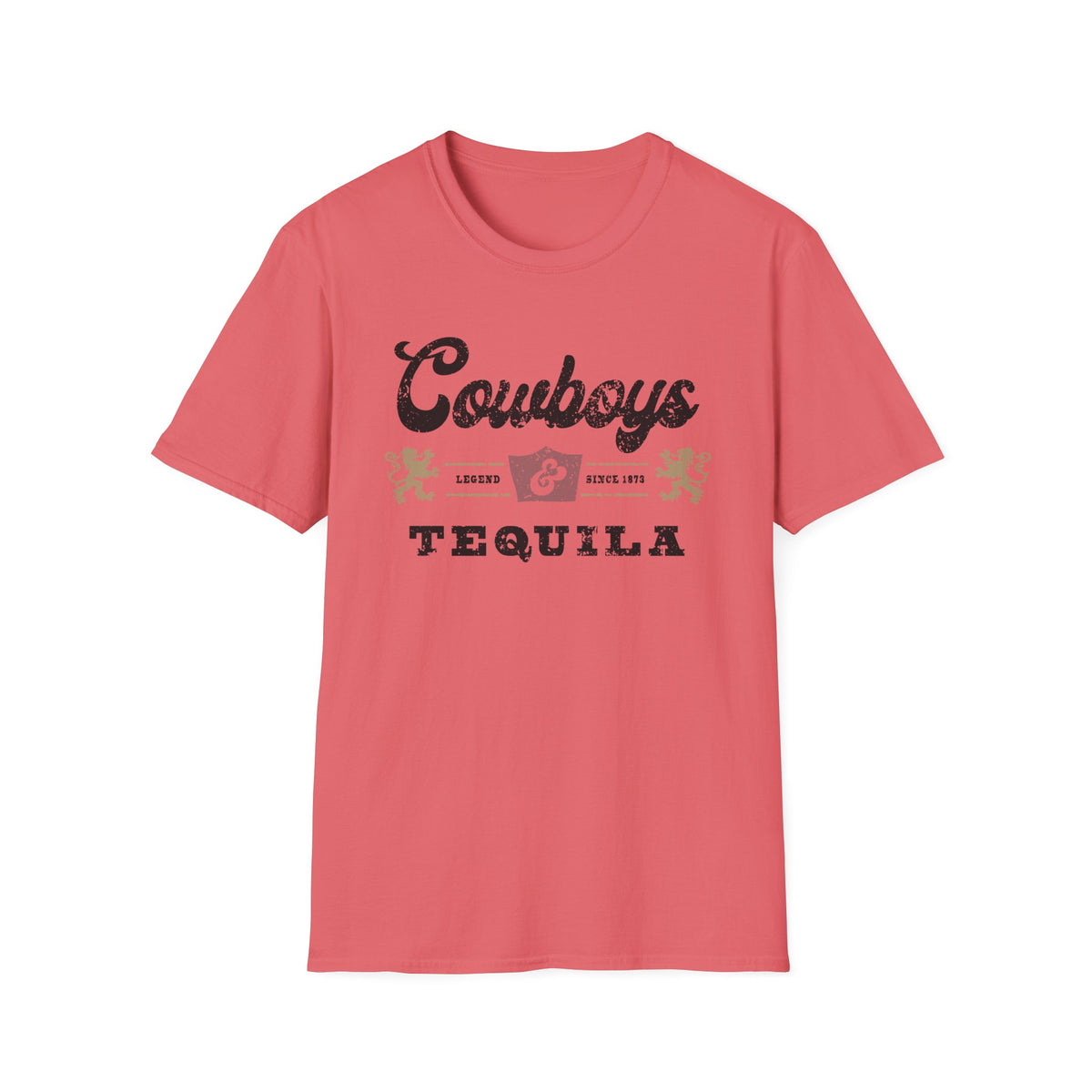 Cowboys & Tequila T-Shirt — Vintage Western Graphic Tee