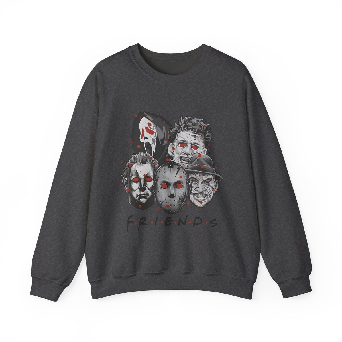 Horror Movie Masks "F.R.I.E.N.D.S" Crewneck Sweatshirt