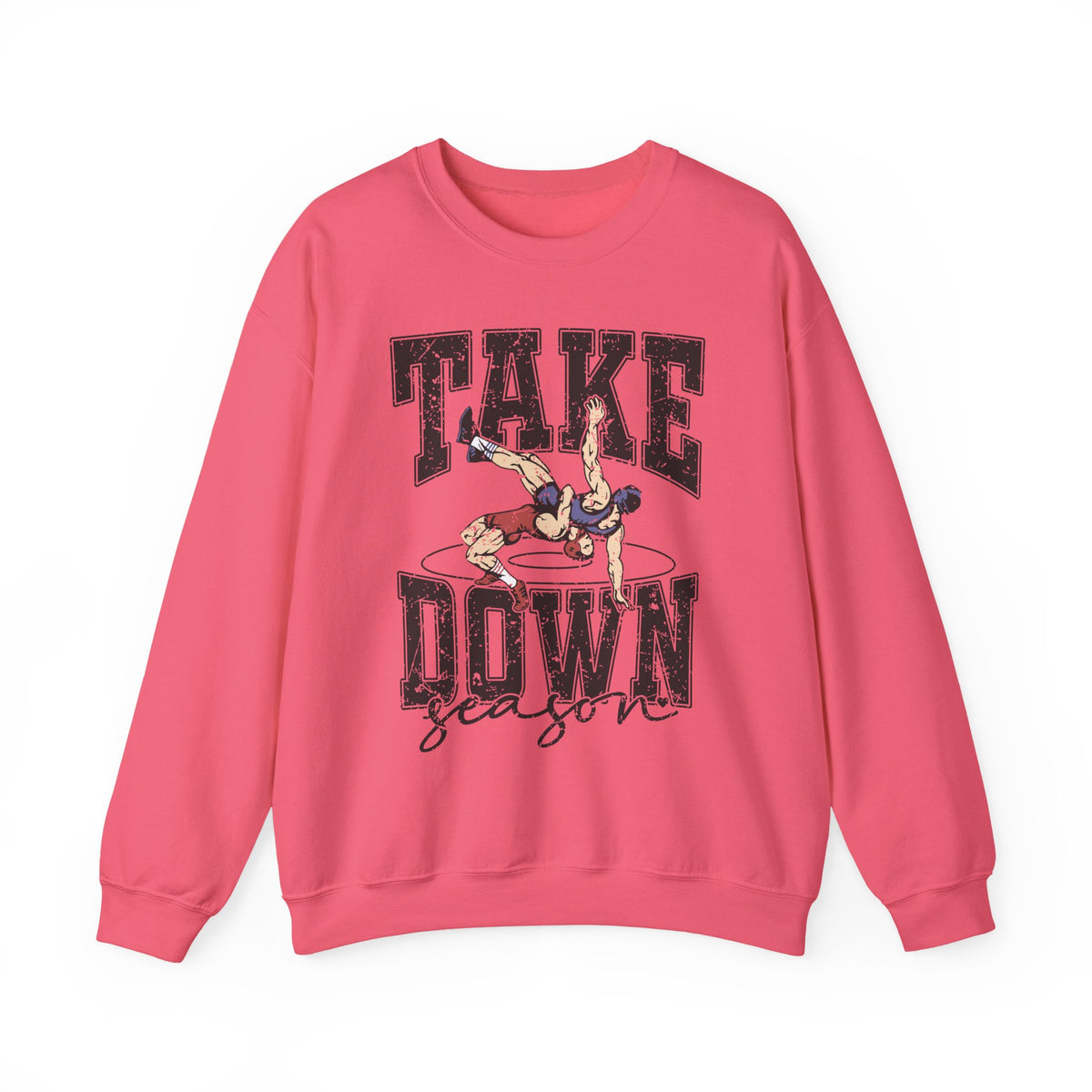 Take Down Season Wrestling Crewneck Sweatshirt