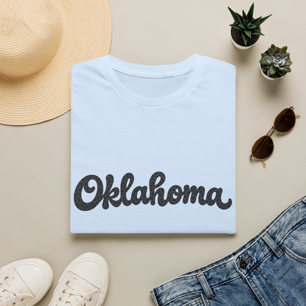 Oklahoma Script T-Shirt — Retro State Pride Tee