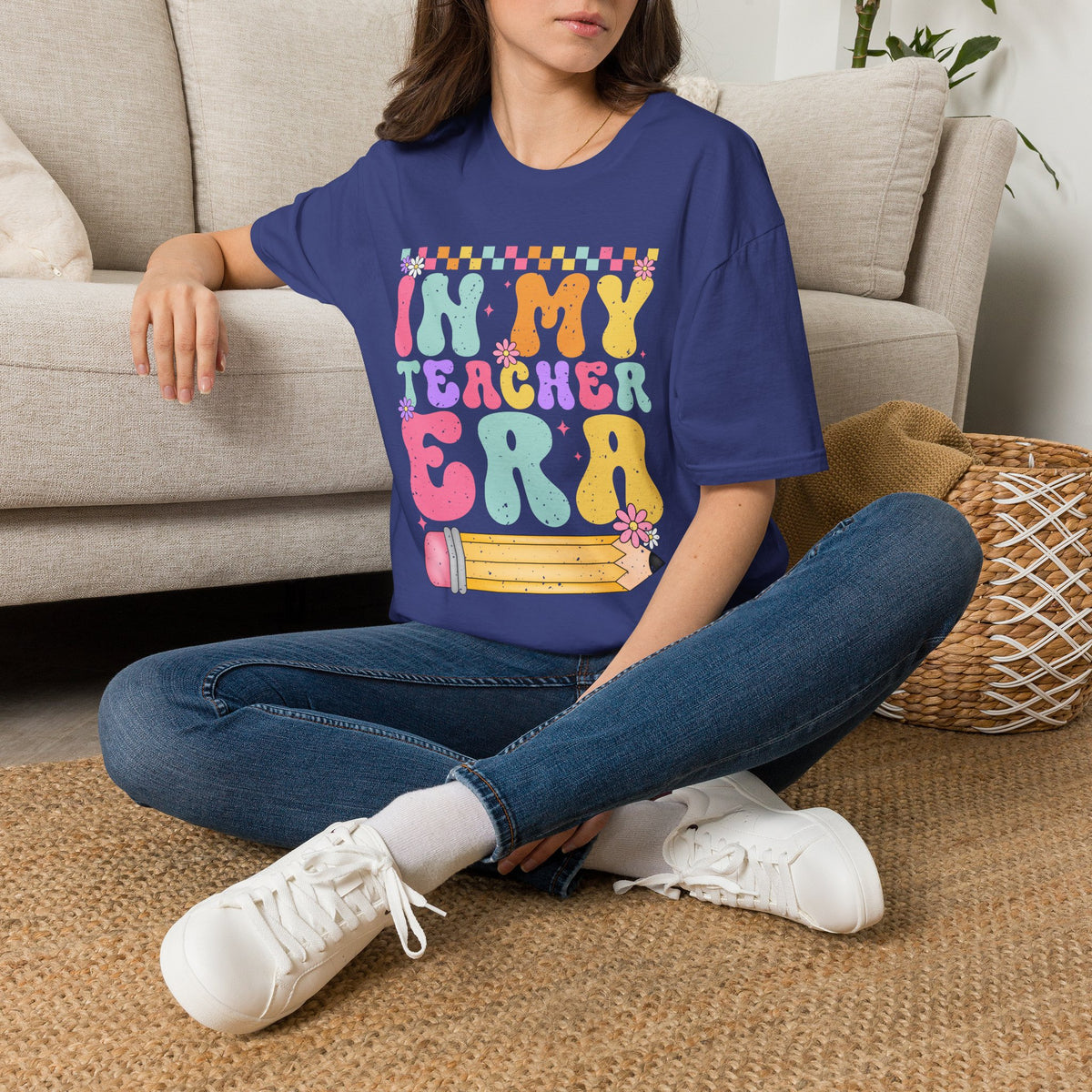 Retro 'In My Teacher Era' Graphic T-Shirt — Cute Teacher Appreciation Tee