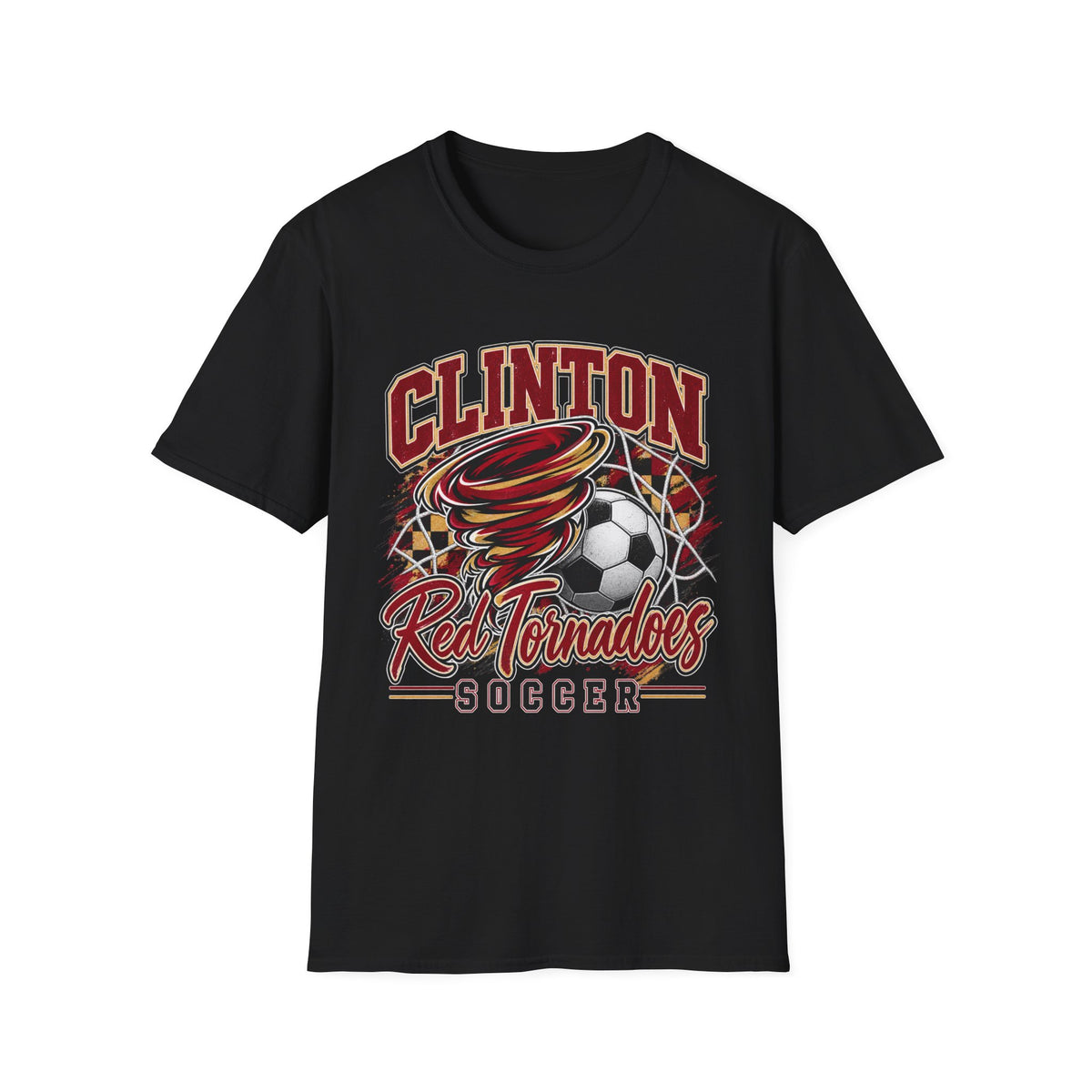 Clinton Red Tornados Soccer T-Shirt