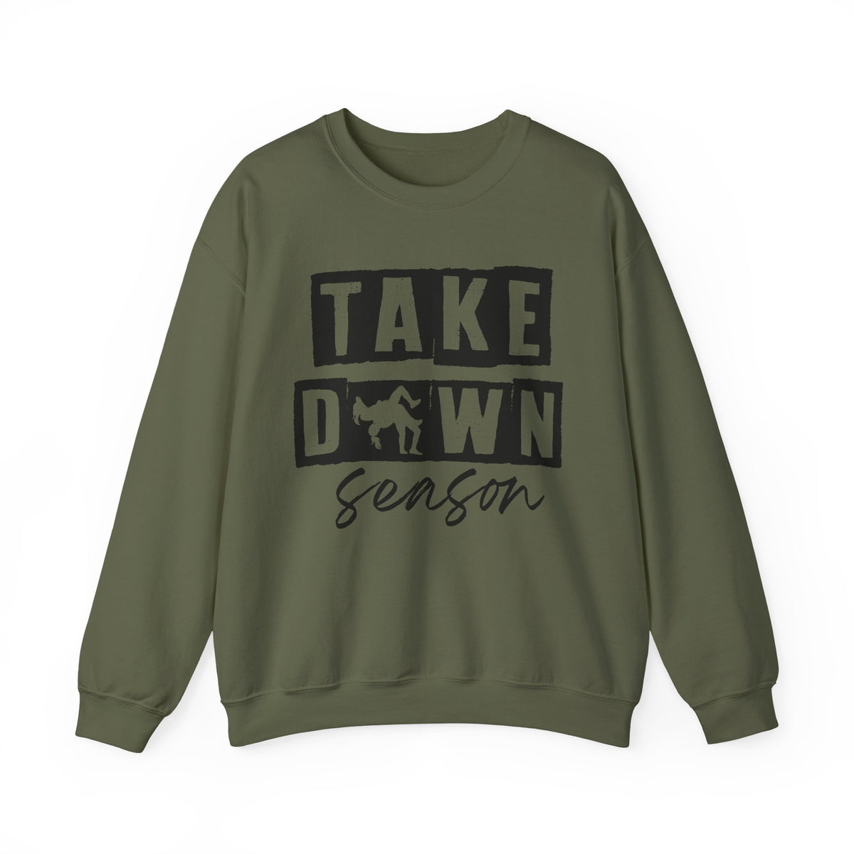 Take Down Season Sweatshirt – Wrestling/Combat Sports Crewneck