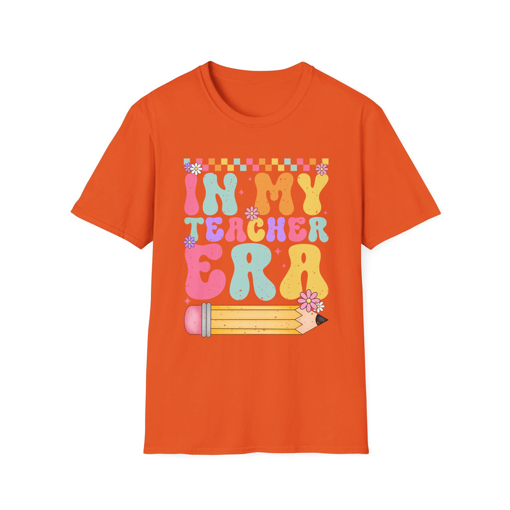 Retro 'In My Teacher Era' Graphic T-Shirt — Cute Teacher Appreciation Tee