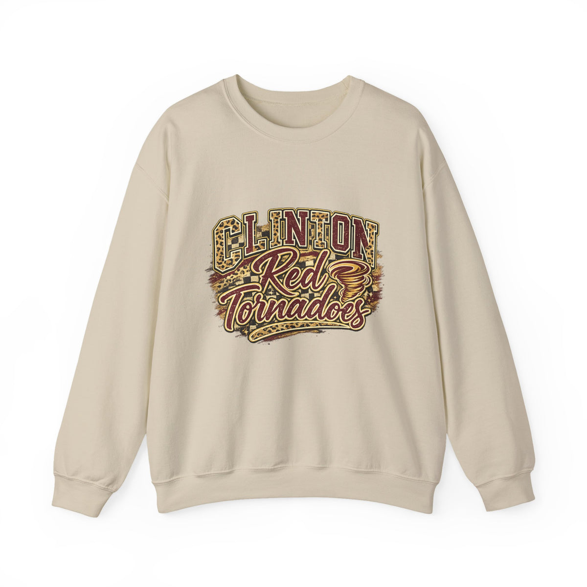 Clinton Red Tornados Crewneck Sweatshirt