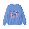 Crewneck Sweatshirt — "In My String Cheese Mama Era" Pink Ribbon Graphic
