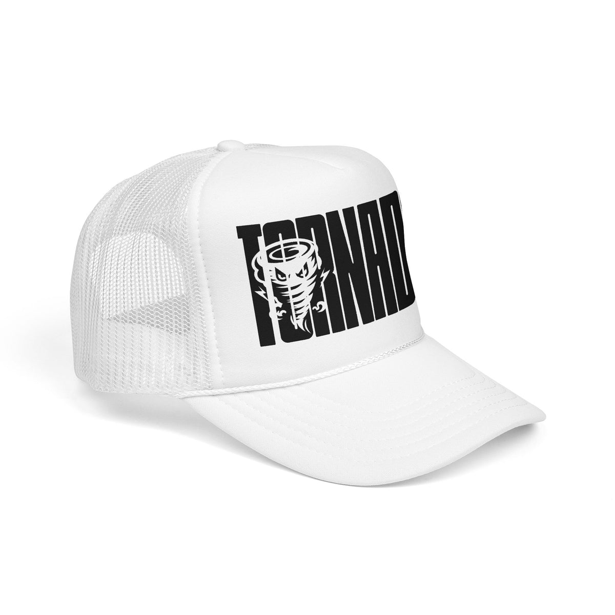 Tornado Trucker Hat — Vintage Storm Logo Foam Cap