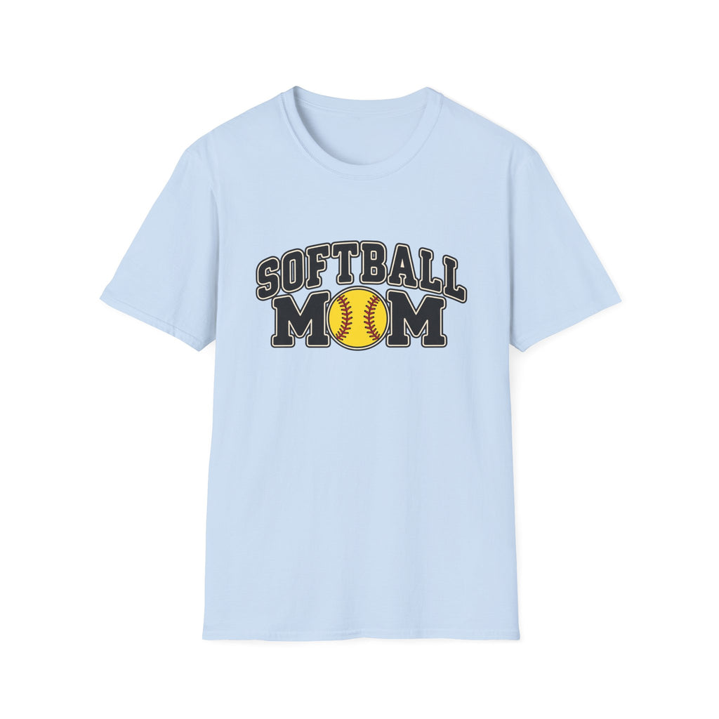 Softball Mom T-Shirt — Vintage Team Spirit Softball Tee