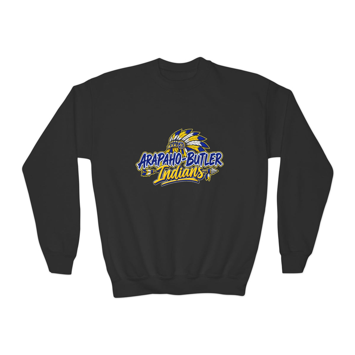 Youth Crewneck Sweatshirt — Arapaho-Butler Indians