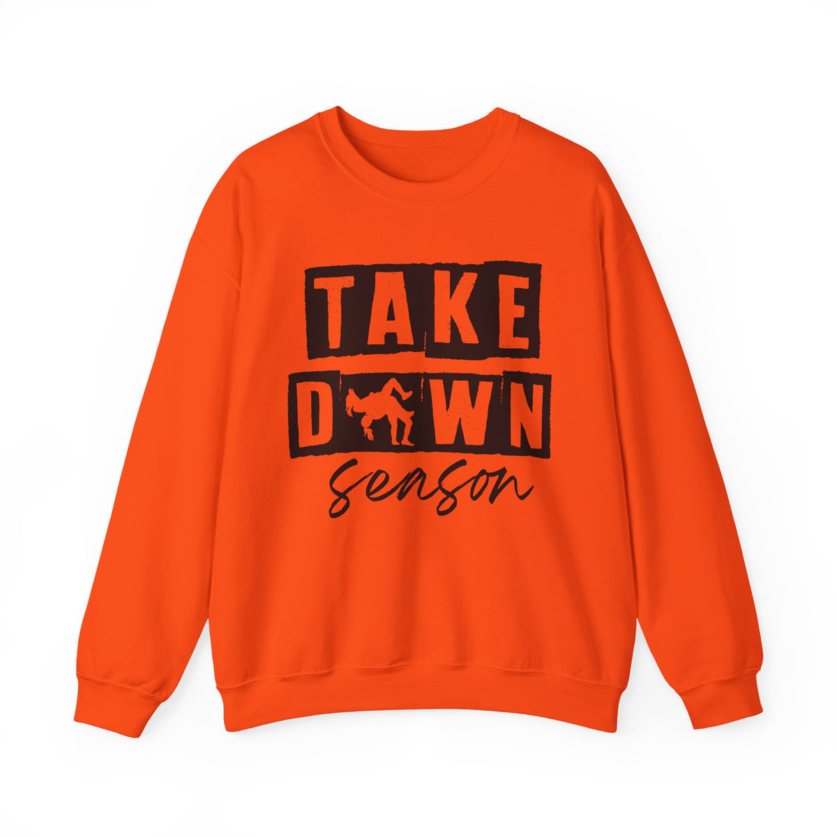 Take Down Season Sweatshirt – Wrestling/Combat Sports Crewneck
