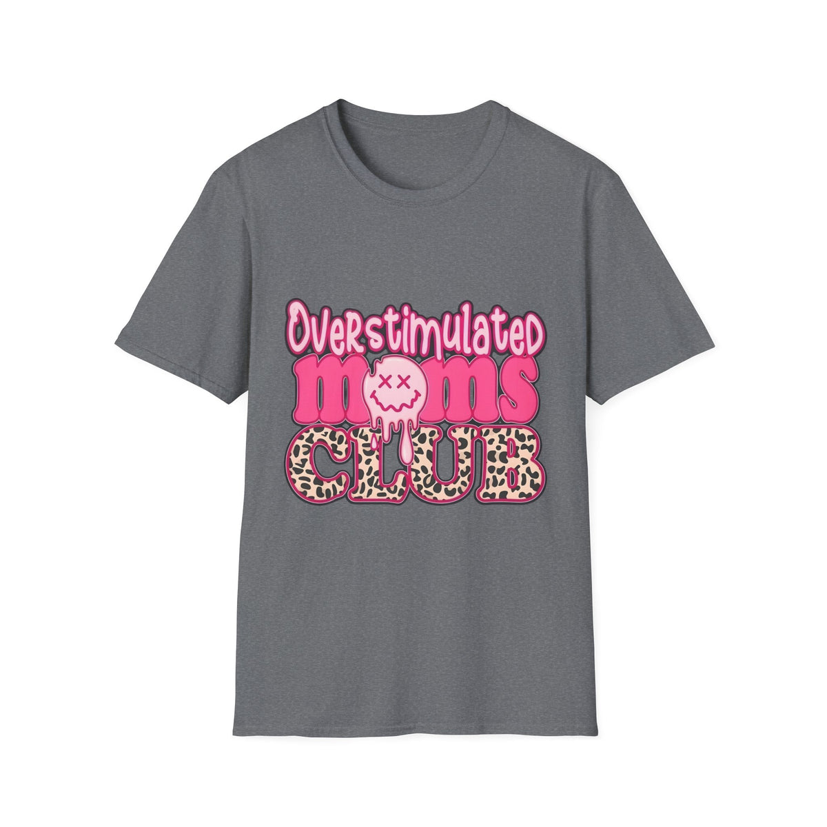 Overstimulated Moms T-Shirt — Funny Mom Club Graphic Tee