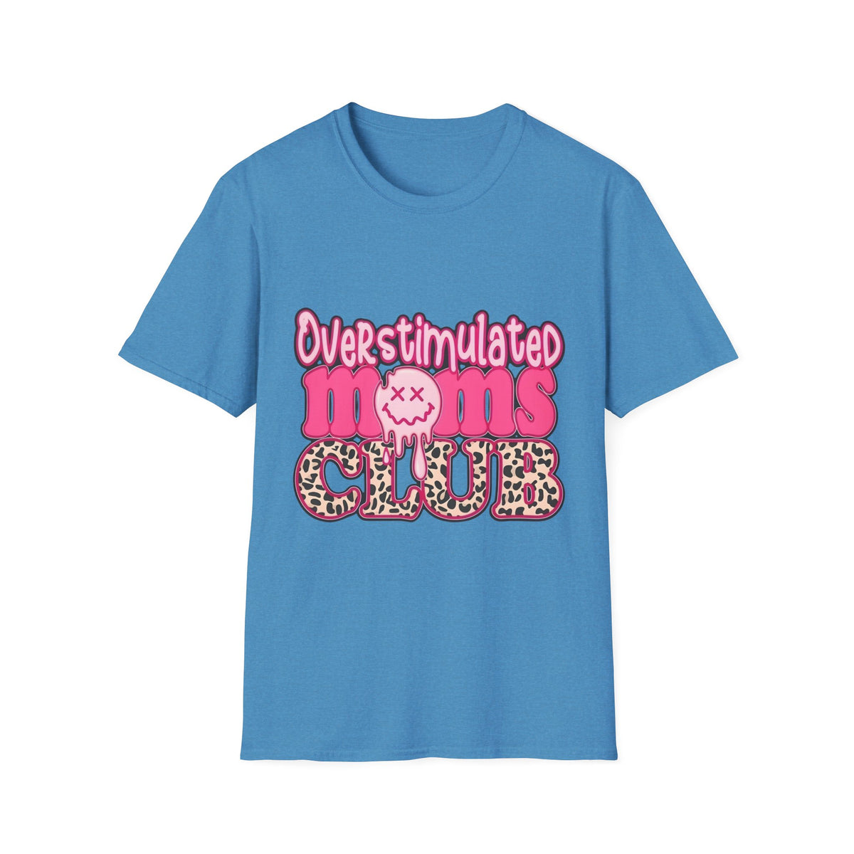 Overstimulated Moms T-Shirt — Funny Mom Club Graphic Tee