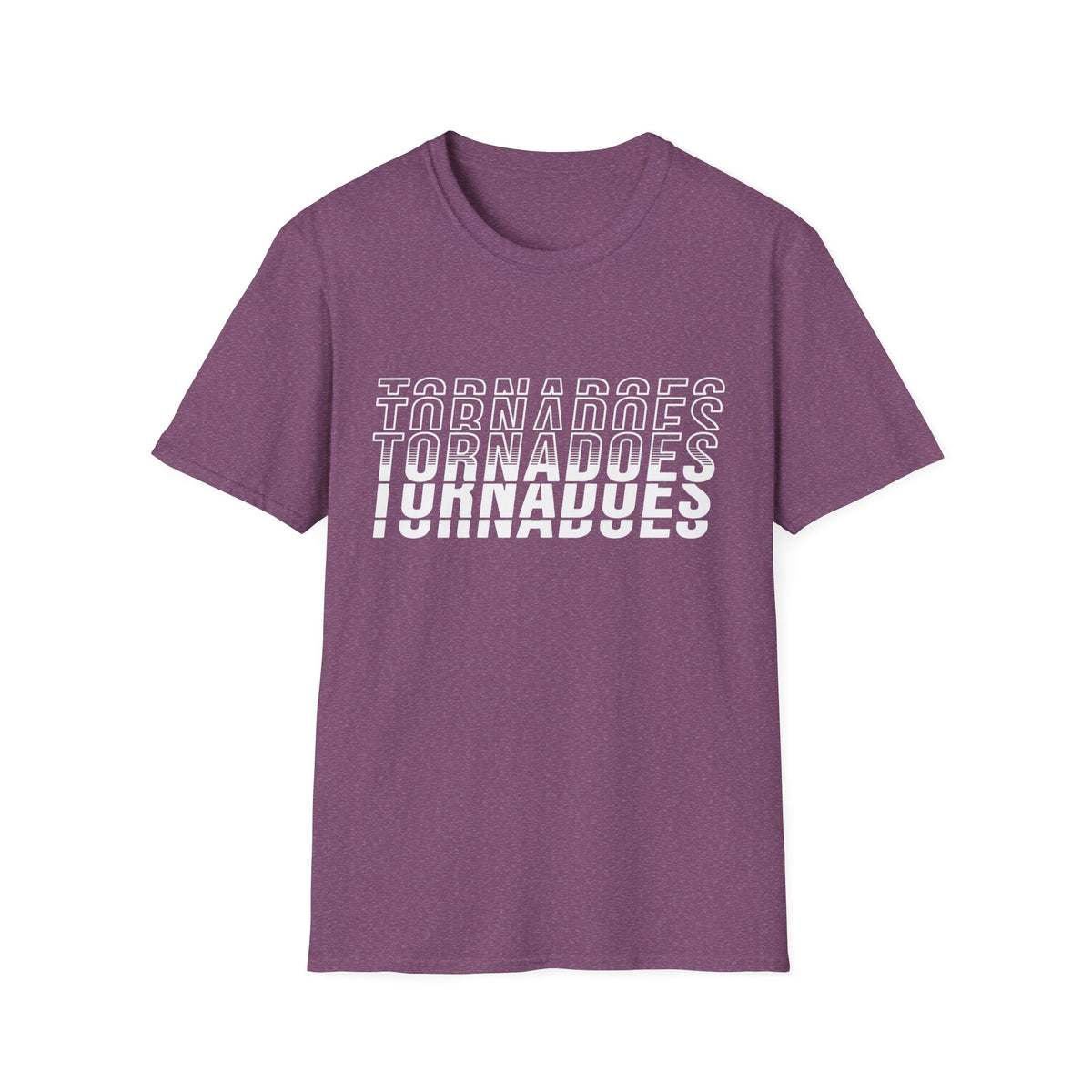 Tornadoes Graphic Tee — Bold Layered Text Storm Design