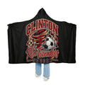 Clinton Red Tornadoes Soccer Hooded Blanket
