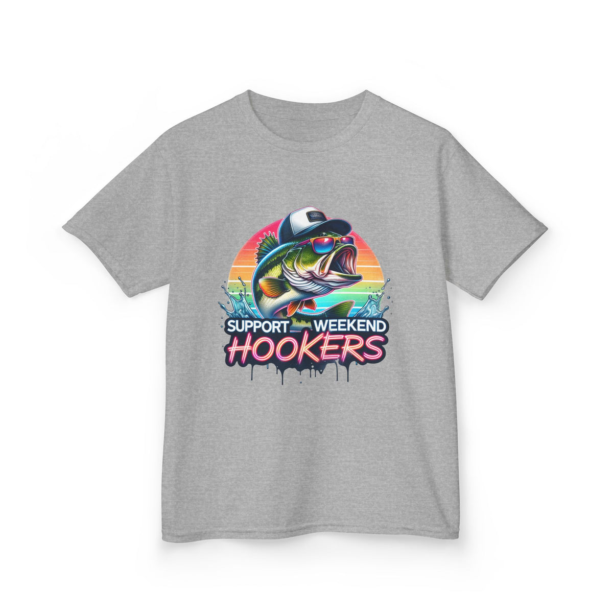 Kids Tee — Support Weekend Hookers Fishing Graphic