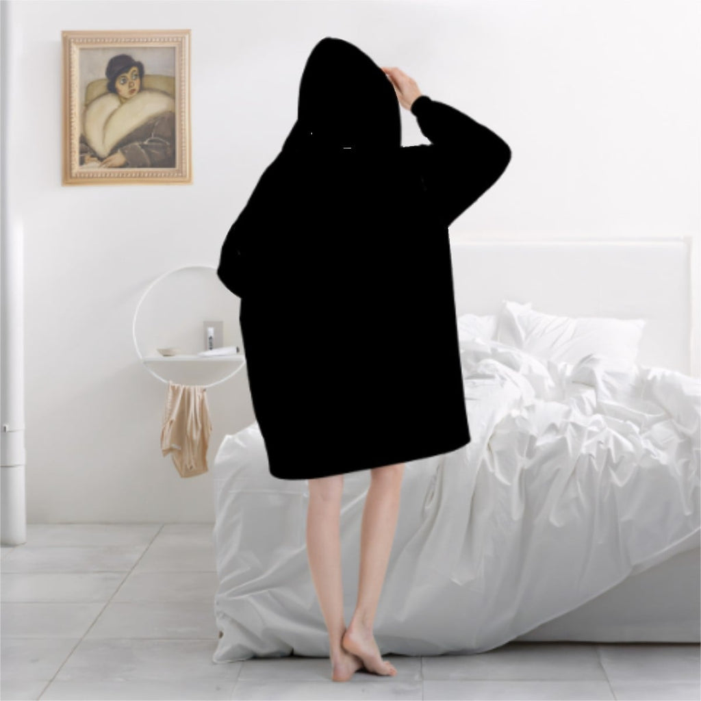 Adult Blanket Hoodie Clinton leopard